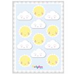 Stickers plancha Baby Sky 12s 1u