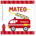 Stickers cuad. Bomberos 16u Pers