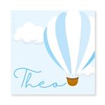 Stickers cuad. Globo aeroestatico blue 16u Pers