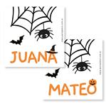 Stickers cuad. Halloween BOO 16u Pers