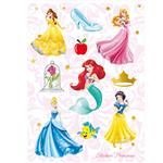 Stickers plancha Princesas 10s 1u