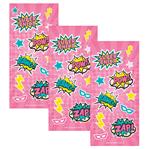 Stickers en planchitas Super chica 6u