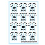 Stickers planchas Remera Futbol 24u