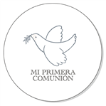 Stickers plancha paloma Primera Comunión 12s