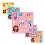 Stickers en planchitas La casa de Gabby 12u