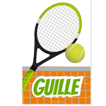 Stickers grandes Tenis Mod1 16u. Pers.