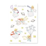 Stickers plancha El Principito 1u