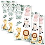 Stickers en planchitas Baby Safari 6u