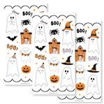 Stickers en planchitas Halloween BOO 6u