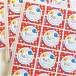 Stickers cuad. Little Birds 12u