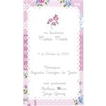 Estampita Bautismo/Comunión Romantic 12u