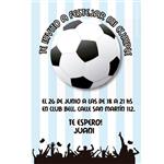 Invitación Fútbol Argentina. Pers