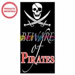Cubre puerta pirata de plástico