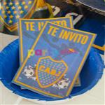 Invitaciones Boca 10u