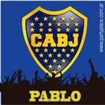Stickers cuad. Boca 16u