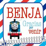 Tarjetitas Tren Thomas 20u Pers