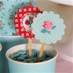 Toppers flor Shabby Chic 12u