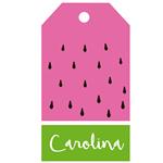 Tarjetas largas con cinta Sandía 24u Pers