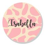 Tarjetitas redondas Safari Glam 20u Pers