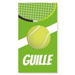 Tarjetas largas con cinta Tenis 20u Pers