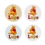 Tarjetitas redondas Winnie Pooh 20u Pers