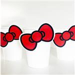 Vasos Hello Kitty Moño 6u