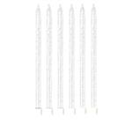 Velas finitas gibre blancas 6u
