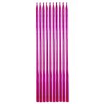Velas perladas violetas 10u
