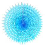 Roseta medallon calado turquesa 50cm