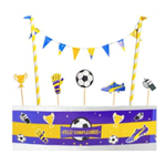 Mini banderín torta Set Futbol BOCA