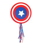 Pinche para torta Capitan America con cintas