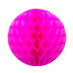 Esfera panal mediano 25cm fucsia