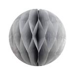Esfera panal chico 18cm plateado