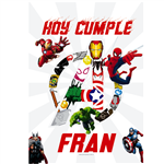 Afiche Pers. Avengers Marvel