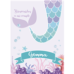 Afiche Pers. Sirena Escamas