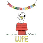 Afiche Pers. Snoopy