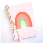 Cuaderno Pastel Rainbow hojas lisas Pers