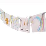 Banderín Unicornio con cintas