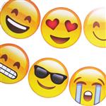 Banderín caritas emoticones
