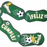 Banderín articulado Fútbol con césped