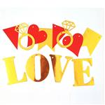 Guirnalda frase LOVE dorada marriage