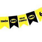 Banderín rectangulos BATMAN Pers.