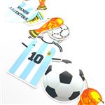 Banderín troquelado Argentina