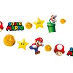 Banderín troquelado Mario Bros