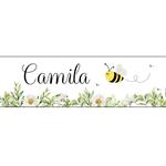 Banner de papel grande Abeja Bee Pers.