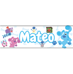 Banner de papel Las pistas de Blue Pers