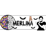 Banner de papel Merlina Pers