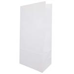 Bolsa con base lisa blanca 10u