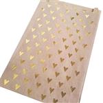 Bolsa sobre Kraft con dorado. 