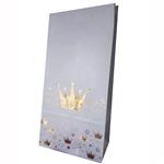 Bolsa con base corona dorada 10u